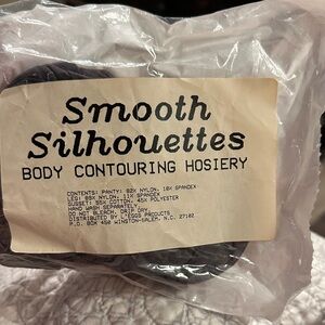 Smooth Silhouettes Black Panties